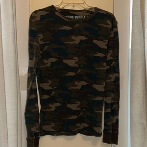 Mossimo Supply Co. Camouflage Long Sleeve Shirt